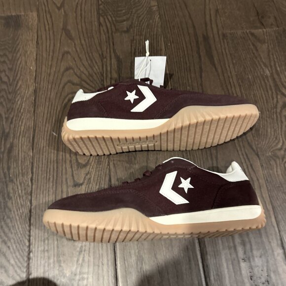 Converse Run Star Trainer Ox Sneakers Men's Size 10.5 Bloodstone/ Egret A13360C - Picture 3 of 7